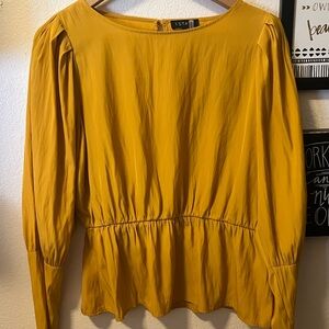 1. State Mustard Blouse